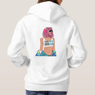 Arberor Brand White Hoodie – Modern Urban Brand
