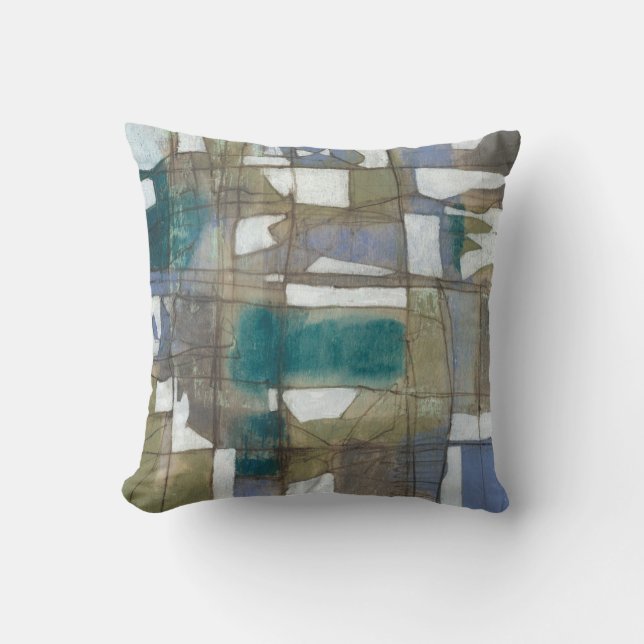 Arbitrary Selection I Throw Pillow (Front)