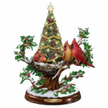 Arbol de navidad con pajaritos cutout<br><div class="desc">Elegante foto escultura con motivos navideños</div>