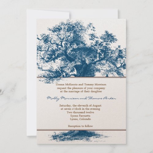 Arbor Banner Wedding Invitation