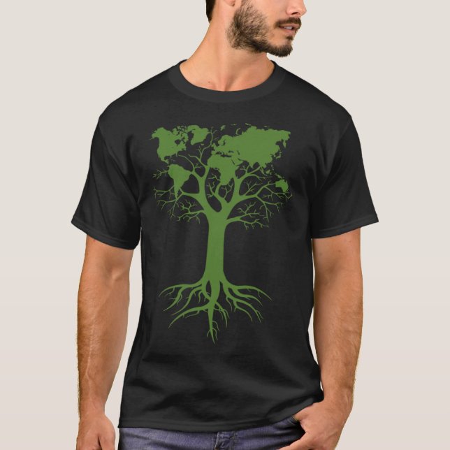 Arbor Day 2021 Earth Tree Planter Climate Change E T-Shirt (Front)