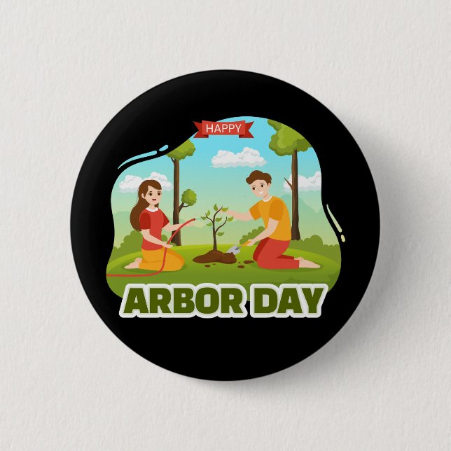 Arbor Day Button (Front)