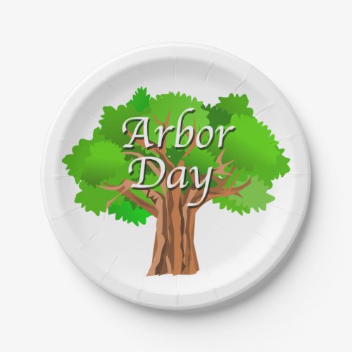 Arbor Day Holiday Paper Plates