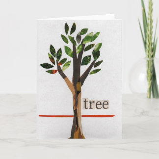 Arbor Day Tree Greeting Card