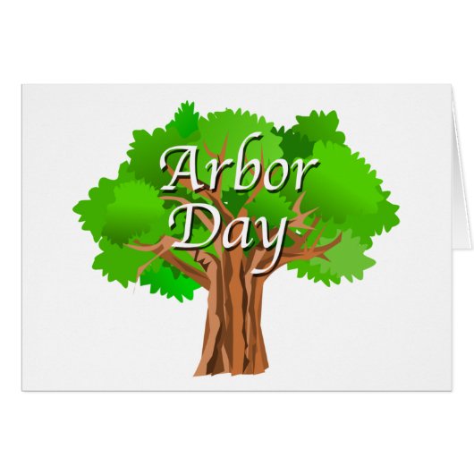 Arbor Day Tree Holiday Cards (Front Horizontal)