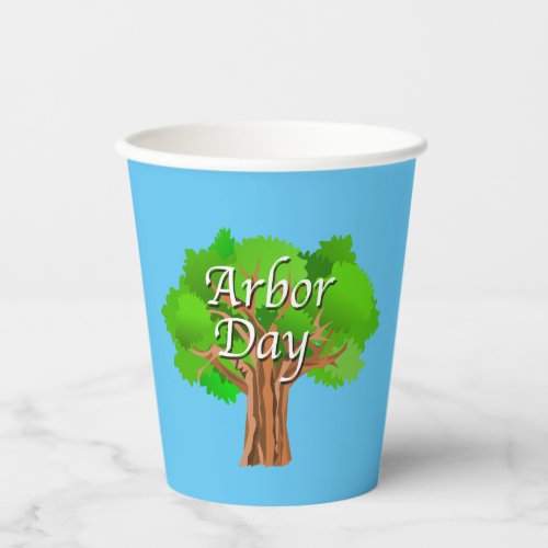 Arbor Day Tree Holiday Paper Cups