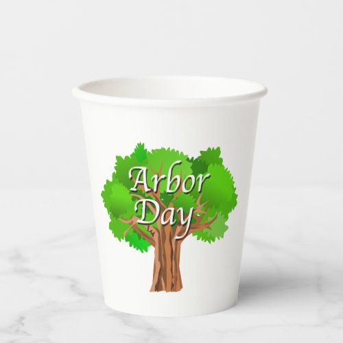 Arbor Day Tree Holiday Paper Cups