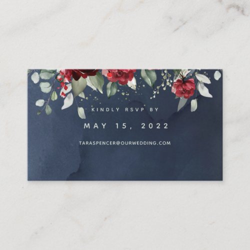 Arbor Of Roses Wedding Online RSVP Card