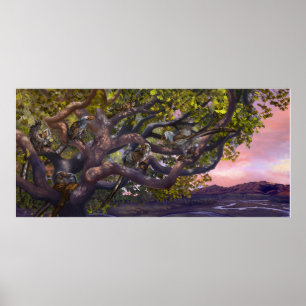 Arboreal Deinonychus Poster