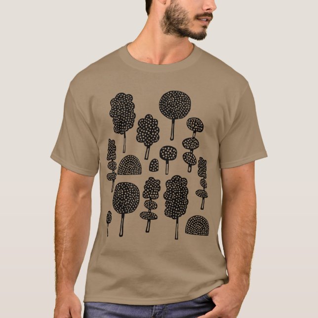 Arboretum 230715 - Black T-Shirt (Front)