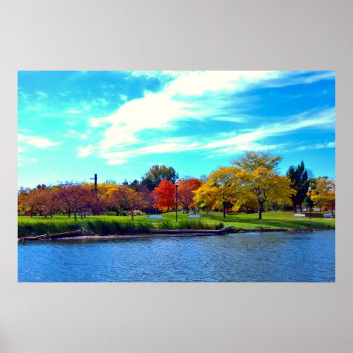 Arboretum Autumn Poster