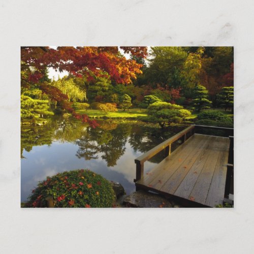Arboretum Japanese Garden Seattle Washington Postcard