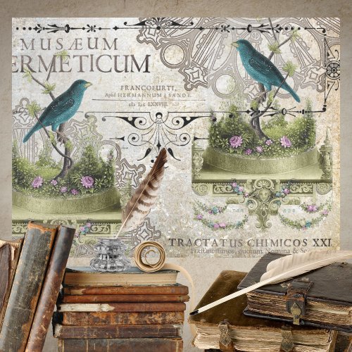 ARBORETUM MUSEUM VINTAGE BIRD TISSUE PAPER