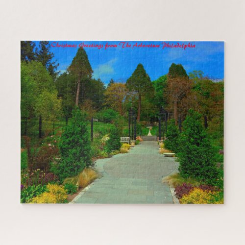 Arboretum Philadelphia Christmas Greetings Jigsaw Puzzle