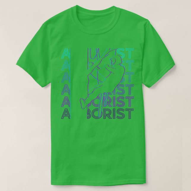 Arborist Arboriculture Retro Arborist Gift T-Shirt (Design Front)