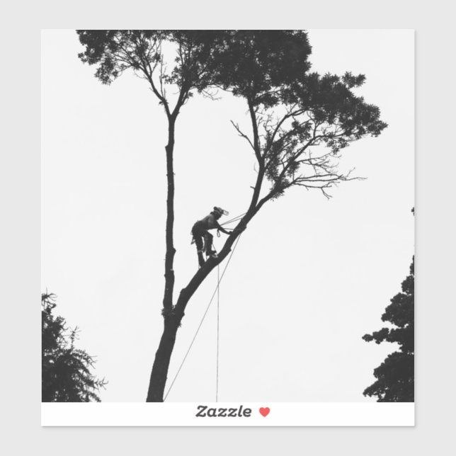 Arborist at Work Sticker (Sheet)