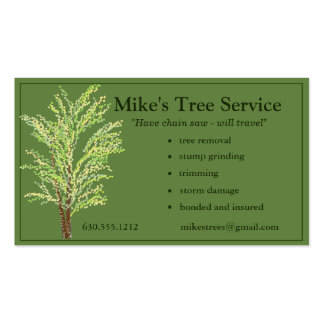 Arborist Business Cards & Templates | Zazzle