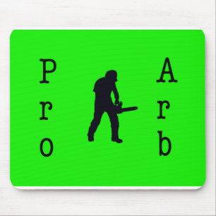 Arborist chainsaw tree surgeon Gift Present Mouse Pad