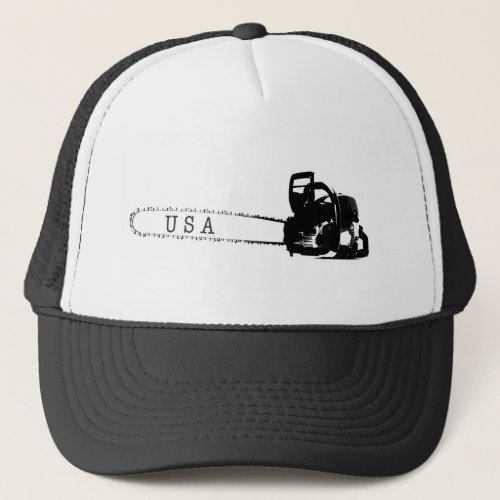Arborist chainsaw tree surgeon Gift Present Trucker Hat