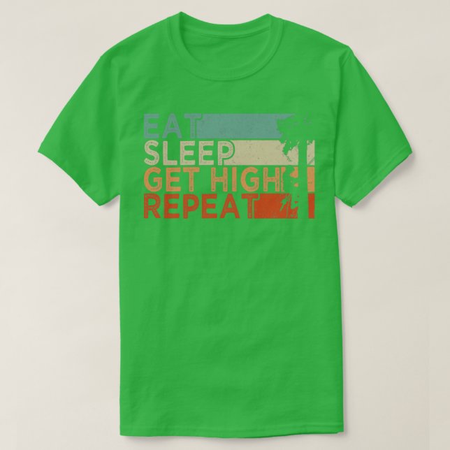 Arborist Eat Sleep Repeat T-Shirt (Design Front)