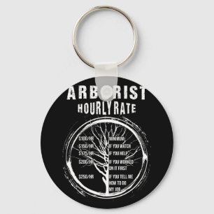 Arborist Hourly Rate Keychain