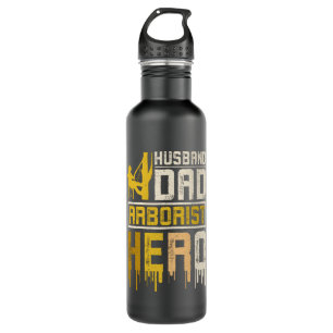 Arborist Husband Papa Stainless Steel Water Bottle