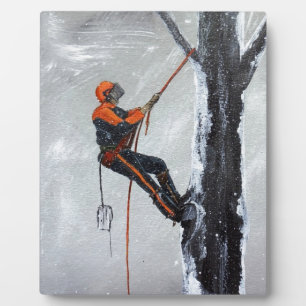 Arborist Long Haul Husqvarna Plaque