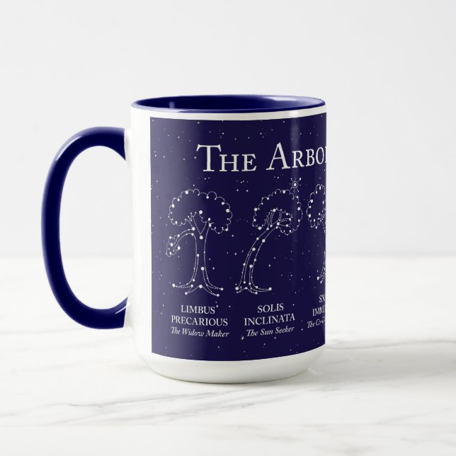 Arborist Night Sky Blue 15 oz. Mug (Left)