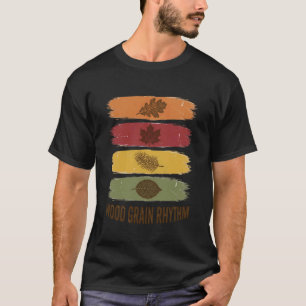 Arborist Retro Leaf Identification Forestry Art T-Shirt