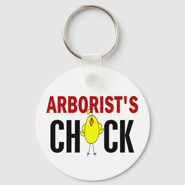 Arborist’s Chick Keychain (Front)