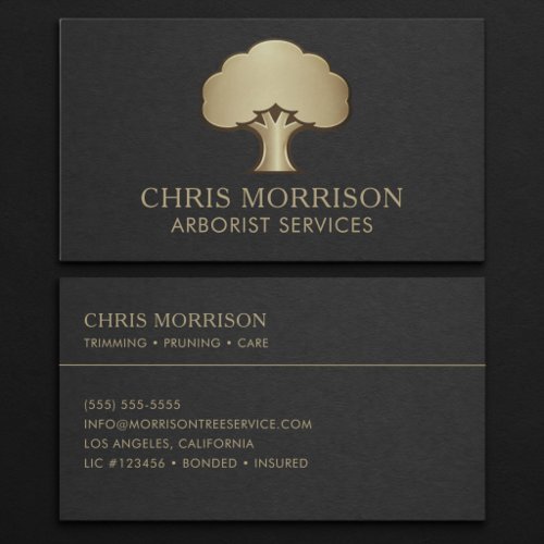 Arborist Services Business Card