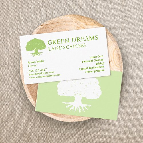 Arborist Tree Care  Business Card