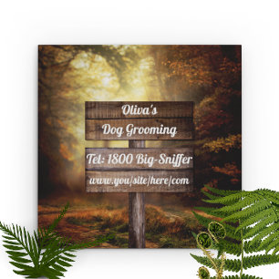 Arborist Tree Care Landscaper Square Business Card