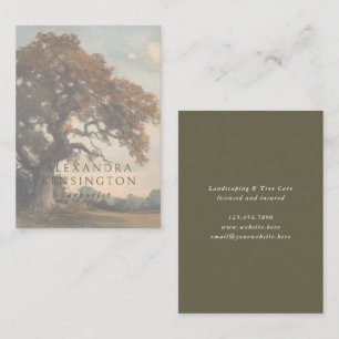 Arborist Tree Care Landscaping Garden Yard Work Business Card