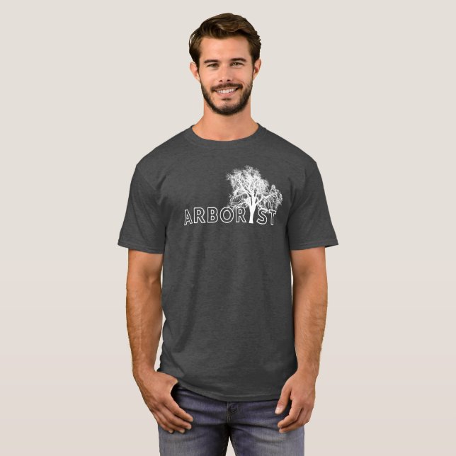 Arborist Tree Design - Fun Arborist Gifts T-Shirt (Front Full)