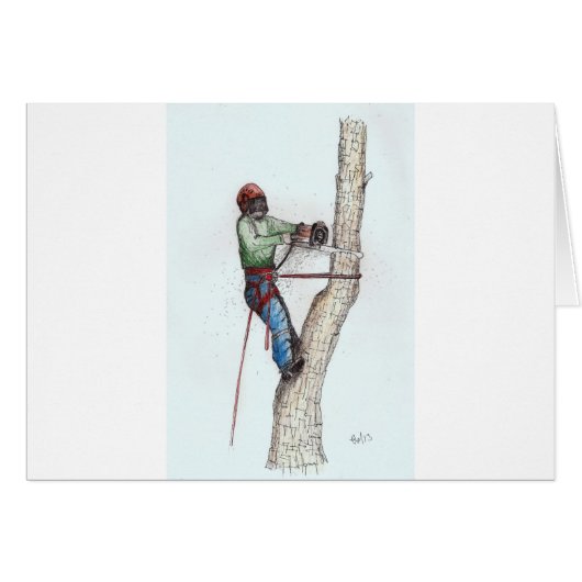Arborist Tree Surgeon Cards (Front Horizontal)