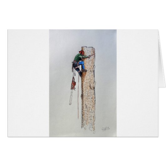 Arborist Tree Surgeon Cards (Front Horizontal)