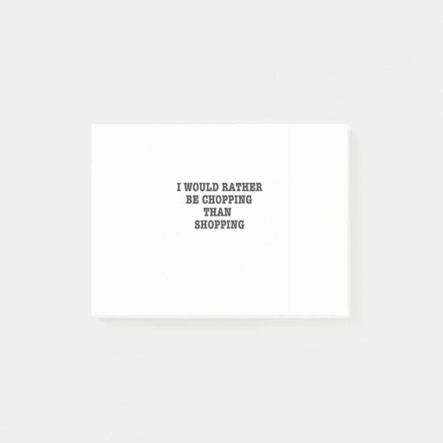 Arborist Tree Surgeon chainsaw gift. Post-it Notes (Front)