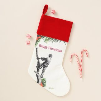 Arborist Tree Surgeon Christmas Stocking