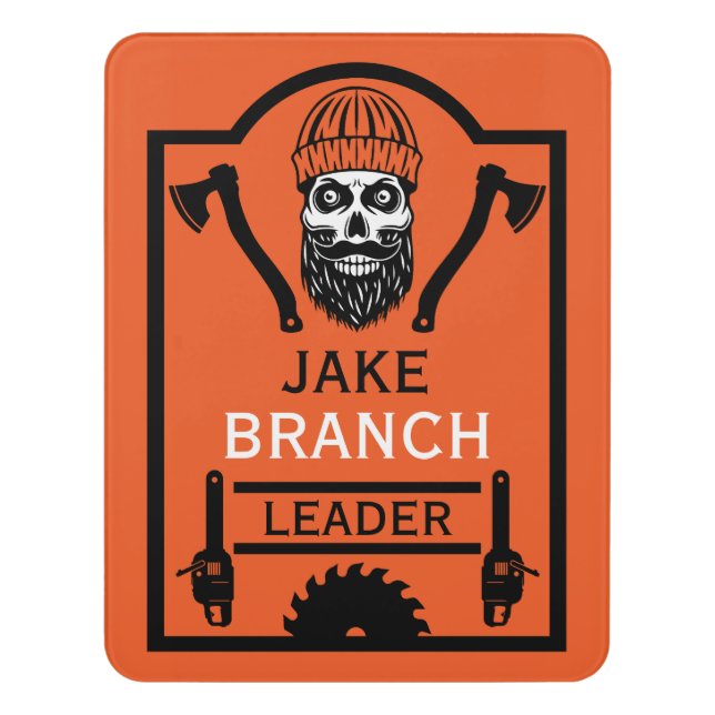  Arborist Tree Surgeon Door Sign (Contemporary Vert)