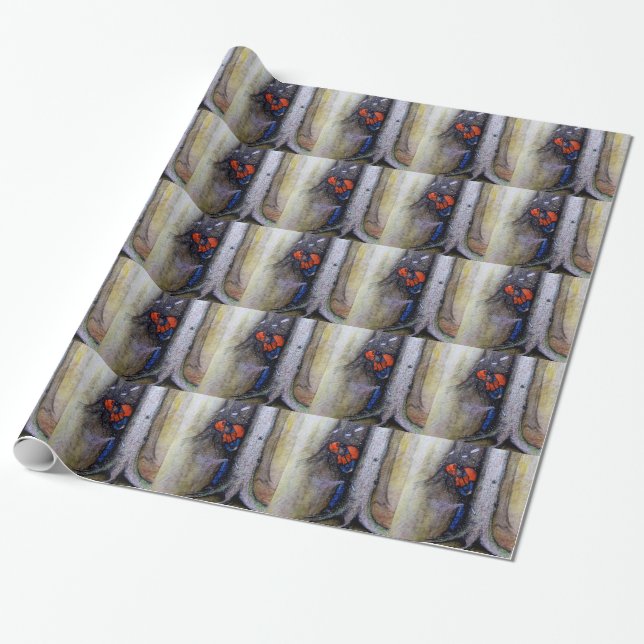 Arborist tree surgeon husqvarna wrapping paper (Unrolled)
