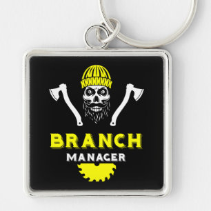 Arborist Tree Surgeon Keychain
