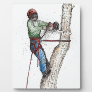 Arborist Tree Surgeon Plaque
