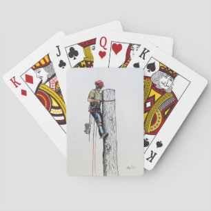 Arborist Tree Surgeon Poker Cards