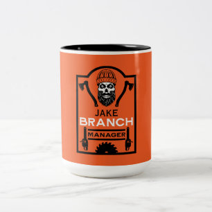 Arborist Tree Surgeon Two-Tone Coffee Mug