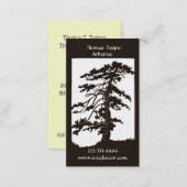 Arborist Tree Trimmer Business Card (Front/Back)