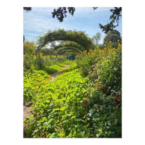Arbors in Claude Monets Garden _ Giverny France Photo Print