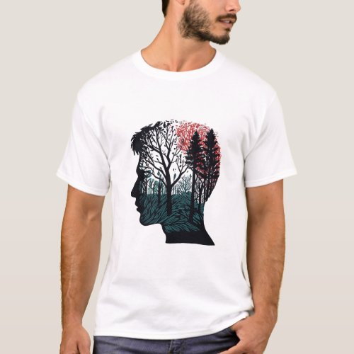 arbre homme fort art T_Shirt