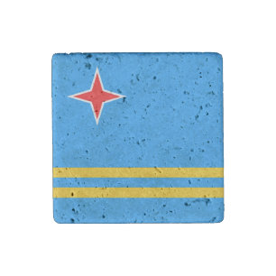 Arbua Flag Stone Magnet