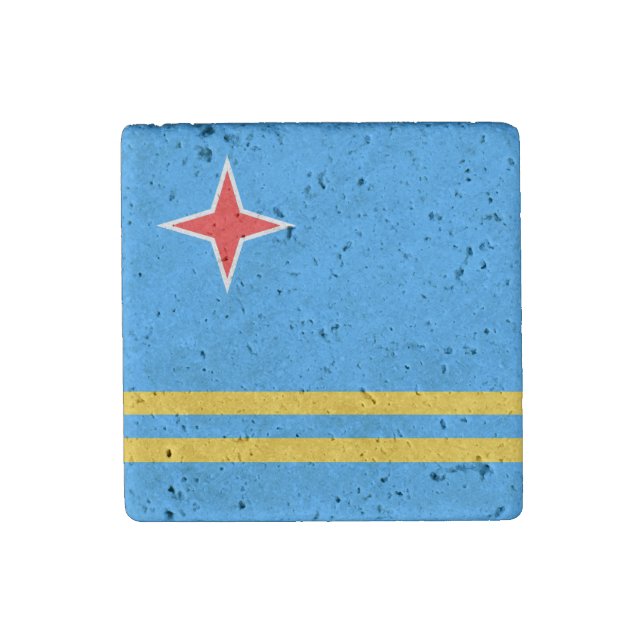 Arbua Flag  Stone Magnet (Front)
